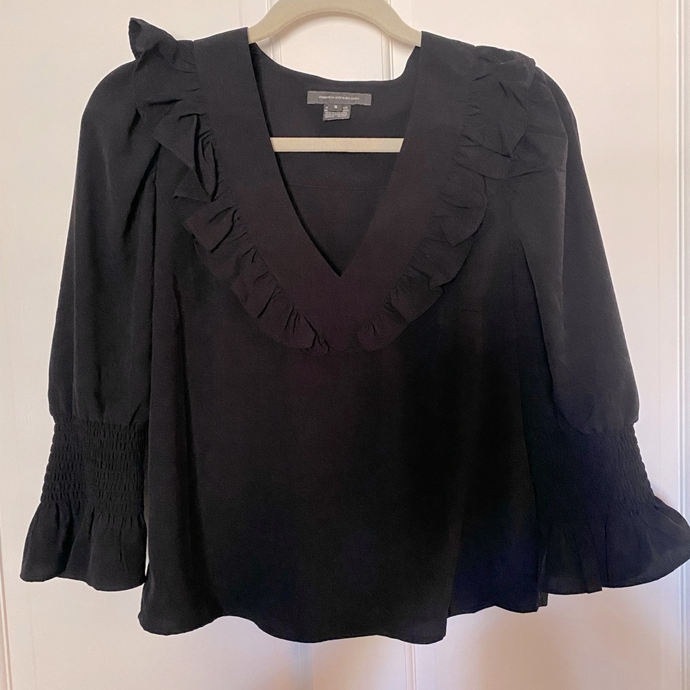 French Connection Ruffle Top - Picture 6 of 7